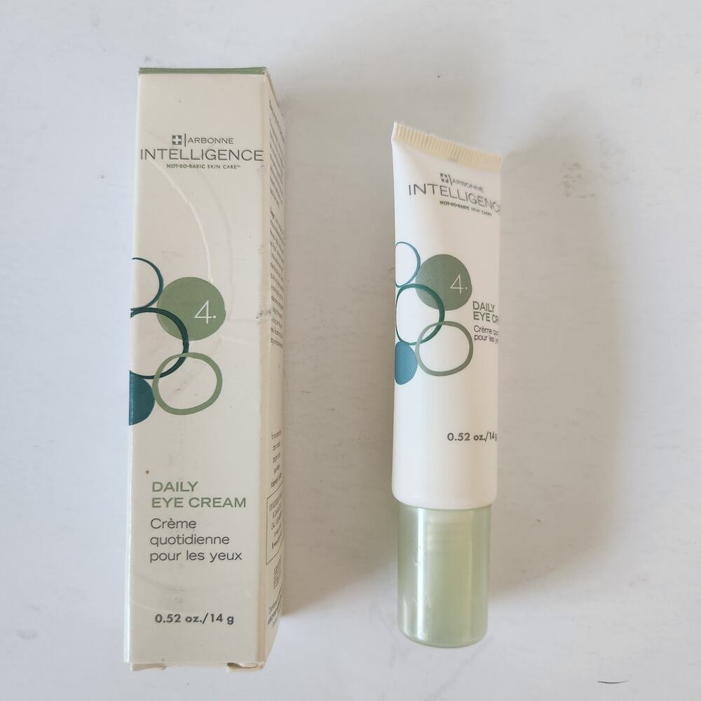 New! Arbonne Intelligence Daily Eye Cream .52 oz Not-So-Basic Skin Care Retired